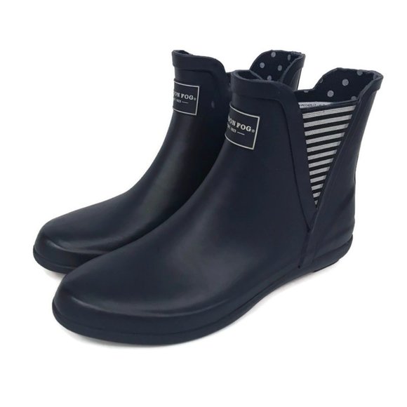 London Fog Shoes - NEW London Fog Blue Chelsea Rain Boot